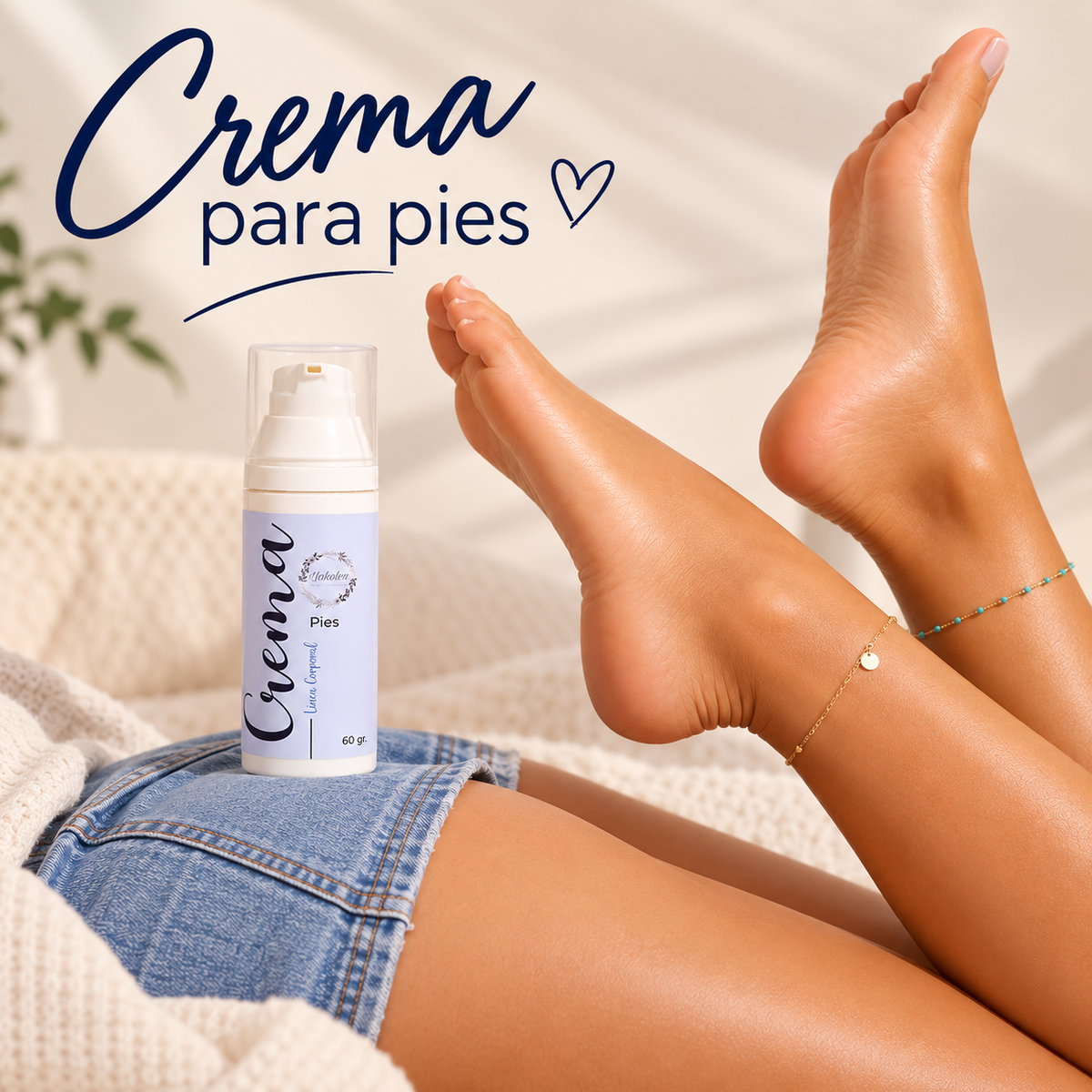 Crema Hidratante para Pies 60 ml - Pies suaves