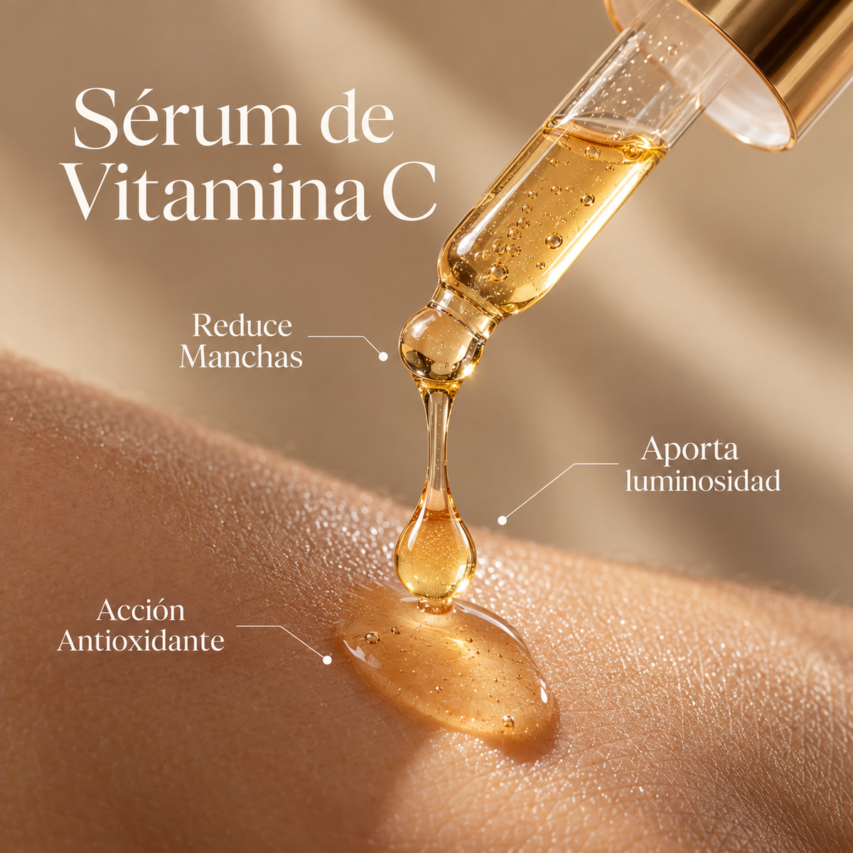 Serum Facial Vitamina - C    10ml.- Ilumina y Unifica