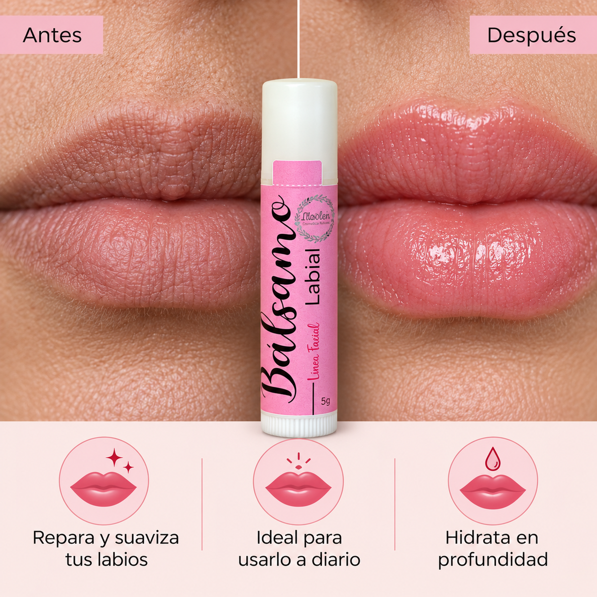 Bálsamo Labial Nutritivo 5 ml - Beso de Cacao