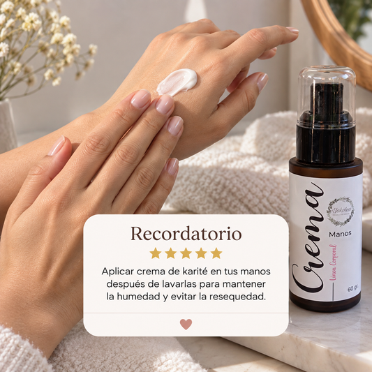 Crema de Manos Hidratante 60 ml - Manos de Seda