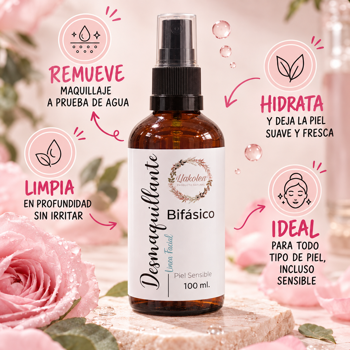 Desmaquillante Bifasico 100ml.