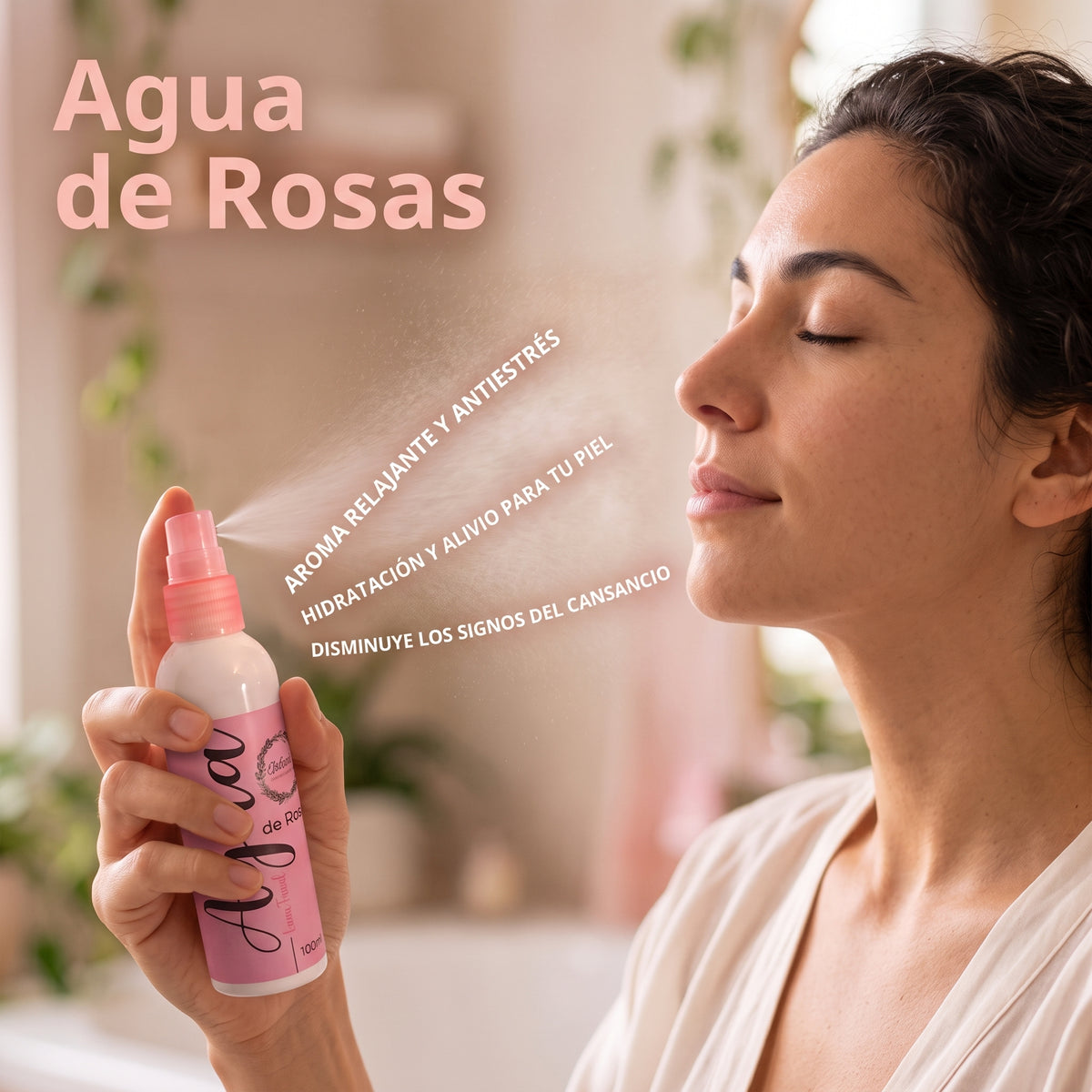 Agua de Rosas 100ml.