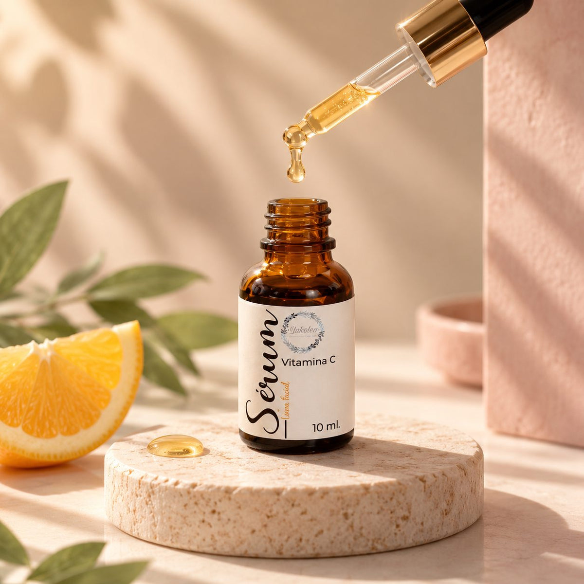 Serum Facial Vitamina - C    10ml.- Ilumina y Unifica