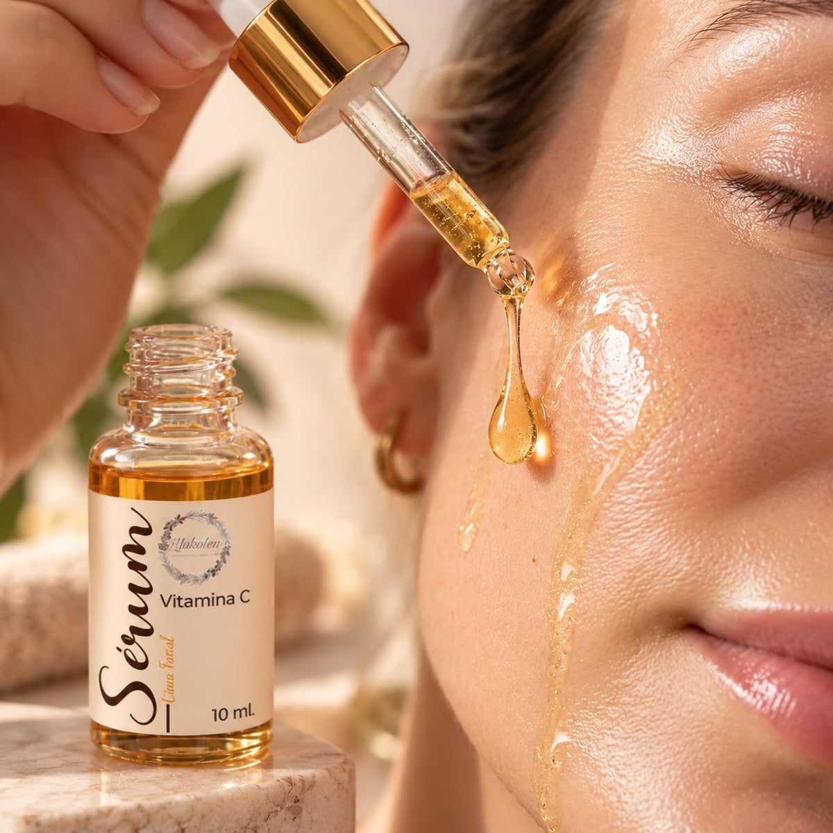Serum Facial Vitamina - C    10ml.- Ilumina y Unifica